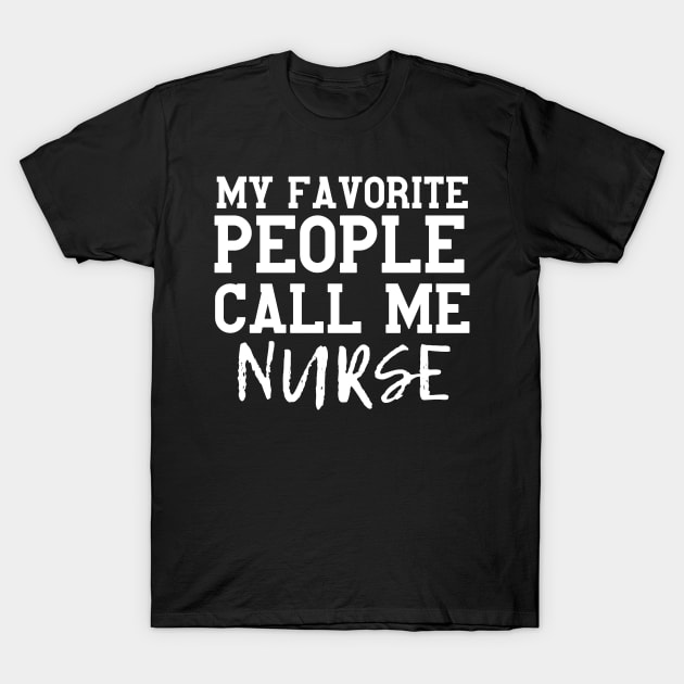 Funny Vintage Favorite Nurse Gift Idea T-Shirt by Monster Skizveuo